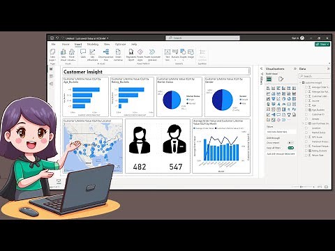 Power BI: How to Create a Nice Customer Insight Dashboar in Power BI Desktop