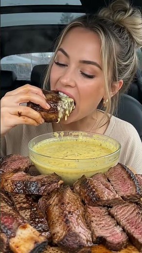 Ultimate Juicy BBQ Steak & Ribs ASMR | Satisfying Meat Eating Sounds 🤤 #shorts #asmr #trending #fyp
