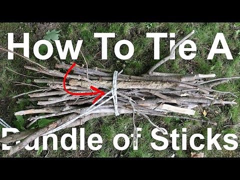 How to Tie a Bundle of Sticks