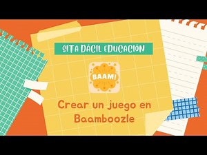 🛠️Crear un nuevo juego en BAAMBOOZLE
