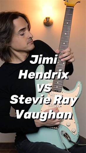 Jimi Hendrix vs Stevie Ray Vaughan ⚡️. Who ya got? 🎸💪