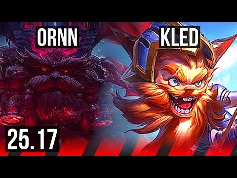 ORNN vs KLED (TOP) | 6/0/15, Dominating | KR Master | 25.17