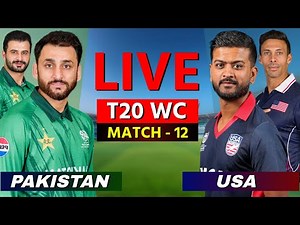 🔴 Live: Pakistan vs United States, T20 World Cup 2026 | Live Cricket Match Today, 1ST INN, 11 OVERS