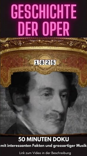 Die Geschichte der Oper - Eine Geschichte in 11 Kapiteln 1597 - 1945 (Musikdokumentation)