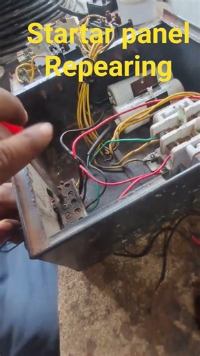 Startar panel repearing 🎇🧨✨️ #electronicvideo #tecnician #electricianlife #experiment #Starter