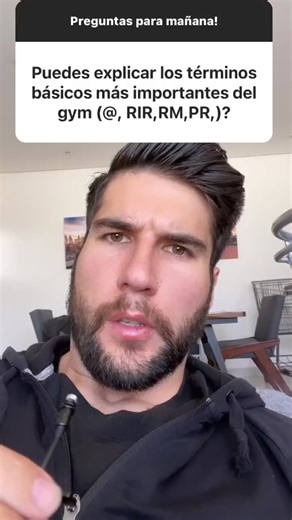 Explicación de términos básicos en el gimnasio