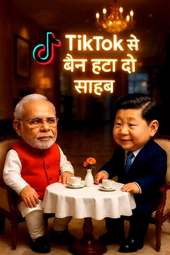 🤣modi ji and xi jingping discussion on tiktok ban | india vs china🤣 #funny #trending #shorts