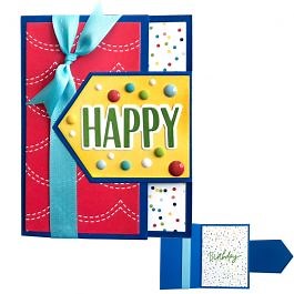 Fold Over A2 Card Die Set