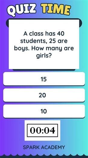 Think Fast! Solve This Math Problem 🔥 #QuickMath #Shorts