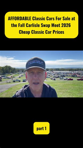 Affordable Classic Cars for Sale at Fall Carlisle Swap Meet 2026
