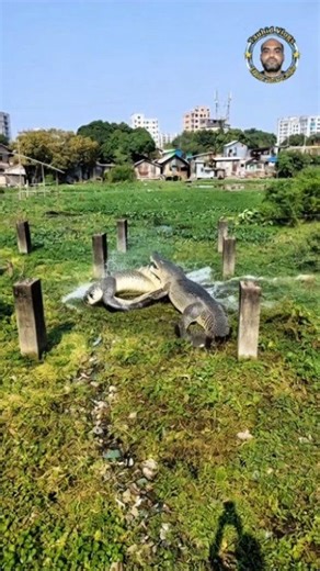 A natural interaction of alligator vs snake. This is the natural behavior of wildlife, where each animal tries to excel in its position. Video posted for educational purpose only. Disclaimer: AI-generated wildlife video. No real animals were harmed. #reels #nature #snake #trending #viral | Tauhid Vlogs