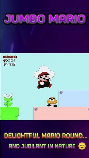 I finally played Jumbo Mario (shorts version) #mario