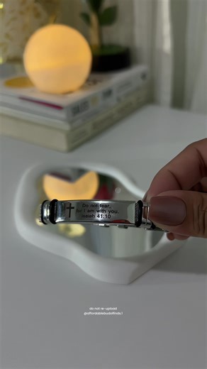 Isaiah 41:10 Silver Bracelet Inspiration