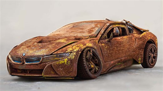 Bringing the BMW i8 Supercar Model Back to Life – Full Restoration of a Legendary Design!