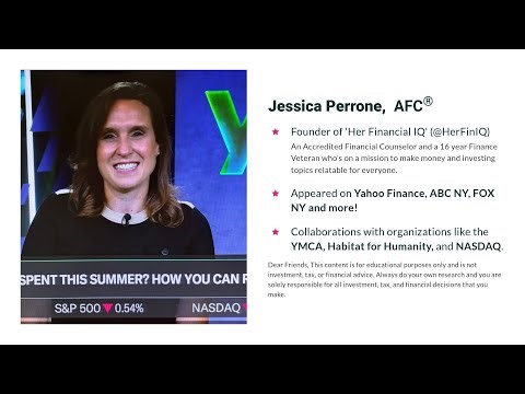 Jessica Perrone, Founder Her Financial IQ (HerFinIQ), Keynote Speaker