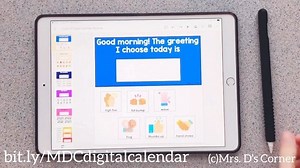 D I G I T A L C A L E N D A R • You asked, and I finally made a digital calendar routine that aligns directly with the printable, interactive calendar routine, calendar mats, and Morning Adapted Work Binder. In the current happenings of distance learning, you can easily add this to your students’ Google Drive or I’m giving you permission to share the link with parents so they can set it up at home. Instructions are included, so either way it’s ✅easy, peasy. Can you add more slides? YES! Better y