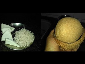 How To Use Dry Coconut For Curry and Gravy | Khobre | Konkani Recipe