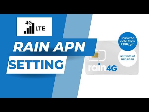 Fix Rain APN Setting (no network on phone)