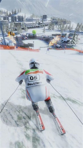 Sestriere Giant Slalom POV 😳 Fast & Technical Run #skiracing