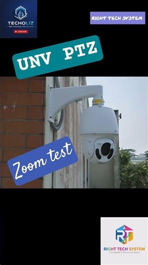 UNV IPC6624SR-X33-VF4MP 33X Lighthunter IR Network PTZ Camera zoom test |Right Tech System |Techoliz