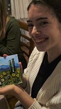 Tuscan Style Painting Lesson with friends. #paintingdemo #tuscany #landscapesyoulove #artdemo