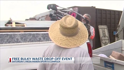 Bulky waste drop-off event set for Sept. 13, at Mesa Marin Sports Complex