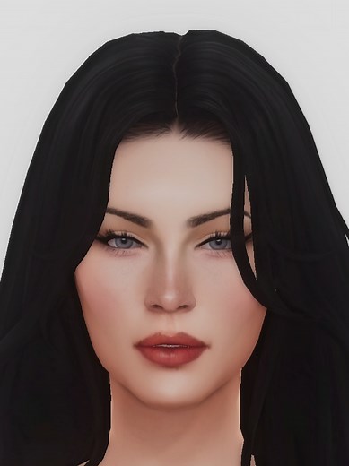 Megan Fox Inspired Character in Sims 4