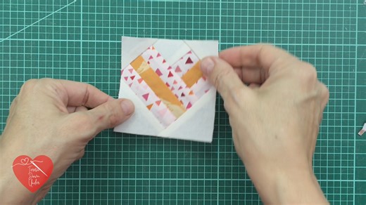 One of my favourite projects featuring thi block is a mini quilt I named Tiny Quilt— I know, the name isn't very imaginative, but it perfectly captures the essence of the quilt. This mini quilt is a delightful way to experiment with different block designs and colour combinations on a smaller scale. Watch the full tutorial and get the template: https://teresadownunder.com/2025/01/09/make-mini-heart-block/ | TeresaDownUnder