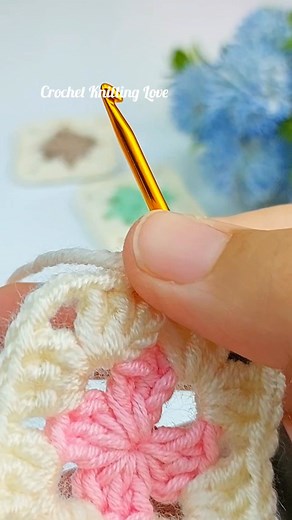 104K views · 1K reactions | French crochet square motif. I saw it and loved it. crochet #fblifestyle | Crochet Knitting Love | Facebook