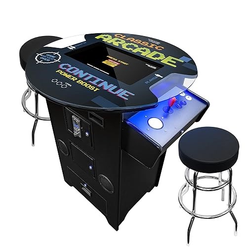 Creative Arcades Full Size Commercial Grade Pub Arcade Machine | 2 Player | 60 Games | 22" LCD&