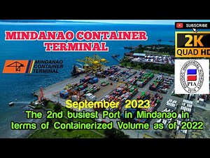 MINDANAO CONTAINER TERMINAL- The 2nd busiest Port in Mindanao in terms of Containerized Volume 2022