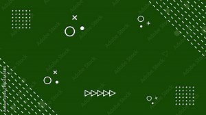 Overlay abstract motion graphic design elements, 2d animation of geometric shapes 4k motion graphic animated video on green screen background