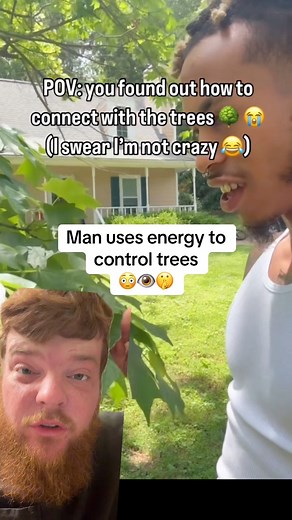 64K views · 1.6K reactions | Man controls tree with his energy #energy #magic #tree #spell #spirit #witch #strange #weird | itsweirdtime | Facebook