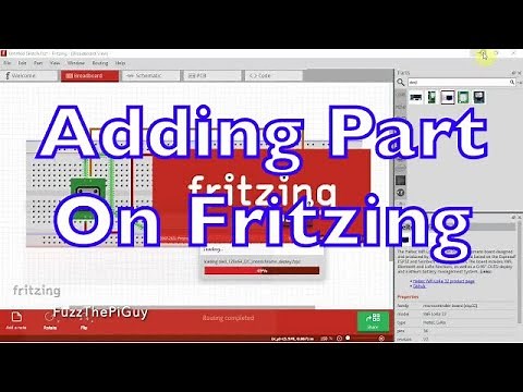 Adding Parts Files To Fritzing Software | fzpz Files