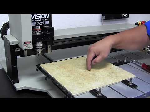 Tile Engraving Tutorial on the 1624 Pro Engraving Machine
