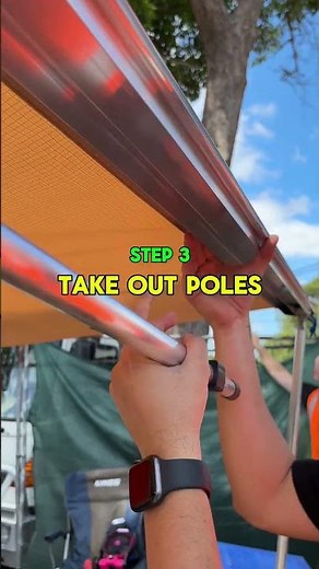 This is how EASY it is to set up a 2.5m x 2.5m Side Awning! 👌