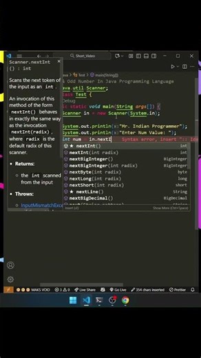 print even odd number in java | day - 15 #java #shorts #viral #trending #ytshorts