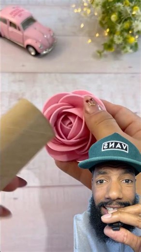 The trick to making a homemade flower