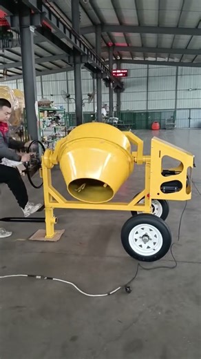 small electric concrete mixer machine