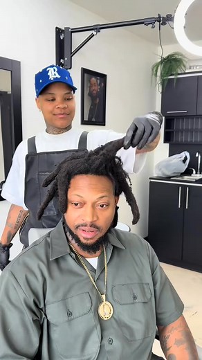 107K views · 5.1K reactions | This one was CRAZYYYY  #Tatcha #fyp #thalegendofficial #greenscreenvideo #foruyou #barbertok #barbertok #hottowelbarber #atlbarber | Thomas Cut It | Facebook