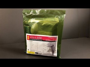 2016 Royal Thai Army MRE Review Panang Curry Chicken Meal Ready to Eat Taste Test Lightweight Ration