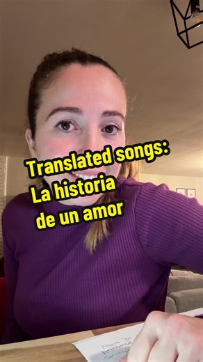 Replying to @mari “La historia de un amor” translated to English to help Spanish learners, who love music in Spanish, understand the meaning of the lyrics. Hope this helps 🥰🙏🏼 . . . #fyp #foryoupage #learnspanish #translatedsong #mexicana