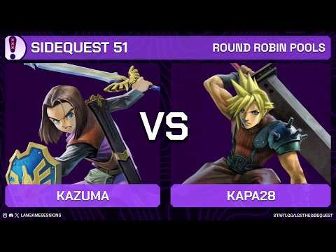Kazuma VS KApA28 - RR Pools - LGS: The Sidequest 51 - SSBU