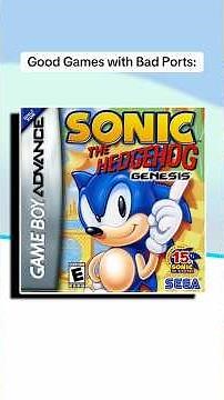 Good Games with Bad Ports: #sonic