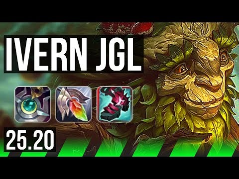IVERN vs VOLIBEAR (JGL) | 500+ games, Rank 12 Ivern | KR Grandmaster | 25.20