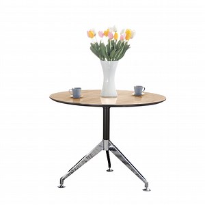 [Hot Item] Round Small Wooden Office Furniture Conference Meeting Desk Coffee Table