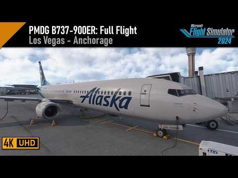 Flight Simulator 2024 | PMDG B737-900ER | Las Vegas (KLAS) - Anchorage (PANC)