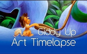 【MLP】【Tsitra360板绘】Giddy Up Pony - (MLP Art Timelapse)