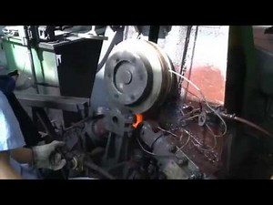 How to make bearing races by ring rolling machine