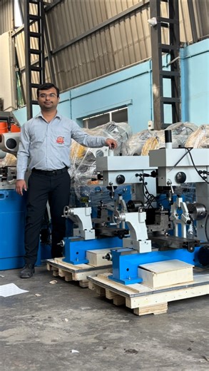 9998085544 GANESH MACHINE TOOLS 5/10, BHAKTINAGAR STATION PLOT,GONDAL ROAD, RAJKOT – 360002 🔥 MULTI PURPOSE COMBINATION MACHINE 🔥 ⚙️ ONE MACHINE – THREE OPERATIONS ⚙️ ✅ LATHE WORK ✅ MILLING WORK ✅ DRILLING WORK AB EK HI MACHINE PAR 3 ALAG-ALAG KAAM KIYE JA SAKTE HAIN, JISSE WORKSHOP SPACE BACHE, PRODUCTION FAST HO AUR OVERALL COST KAM HO 💯 🔧 MACHINE FEATURES: ✔ HEAVY DUTY BODY ✔ HIGH PRECISION & ACCURACY ✔ COMPACT DESIGN ✔ EASY OPERATION ✔ LOW MAINTENANCE ✔ LONG LIFE PERFORMANCE YE MACHINE S